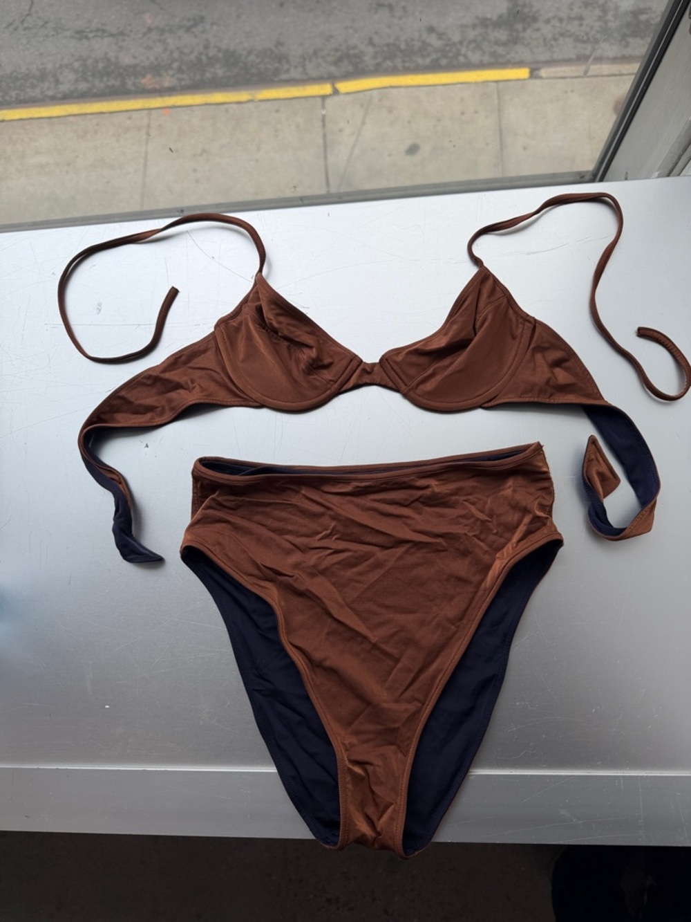 La Perla Brown Two-Piece Bikini Set size 42 IT - S